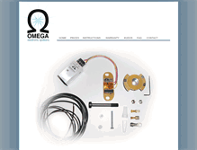 Tablet Screenshot of omegaignitions.com